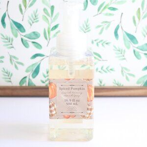 Mud Pie | Fall Spiced Pumpkin Liquid Foaming Hand Soap Gift NWT | 16.9 fl oz